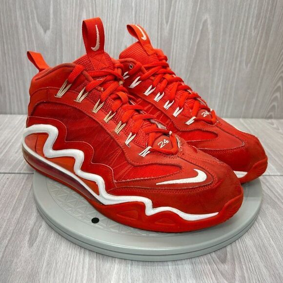 Nike Air Max 360 Diamond Griffey Red Leather Athletic Sneaker Shoes Mens Sz 9.5 - Picture 4 of 15